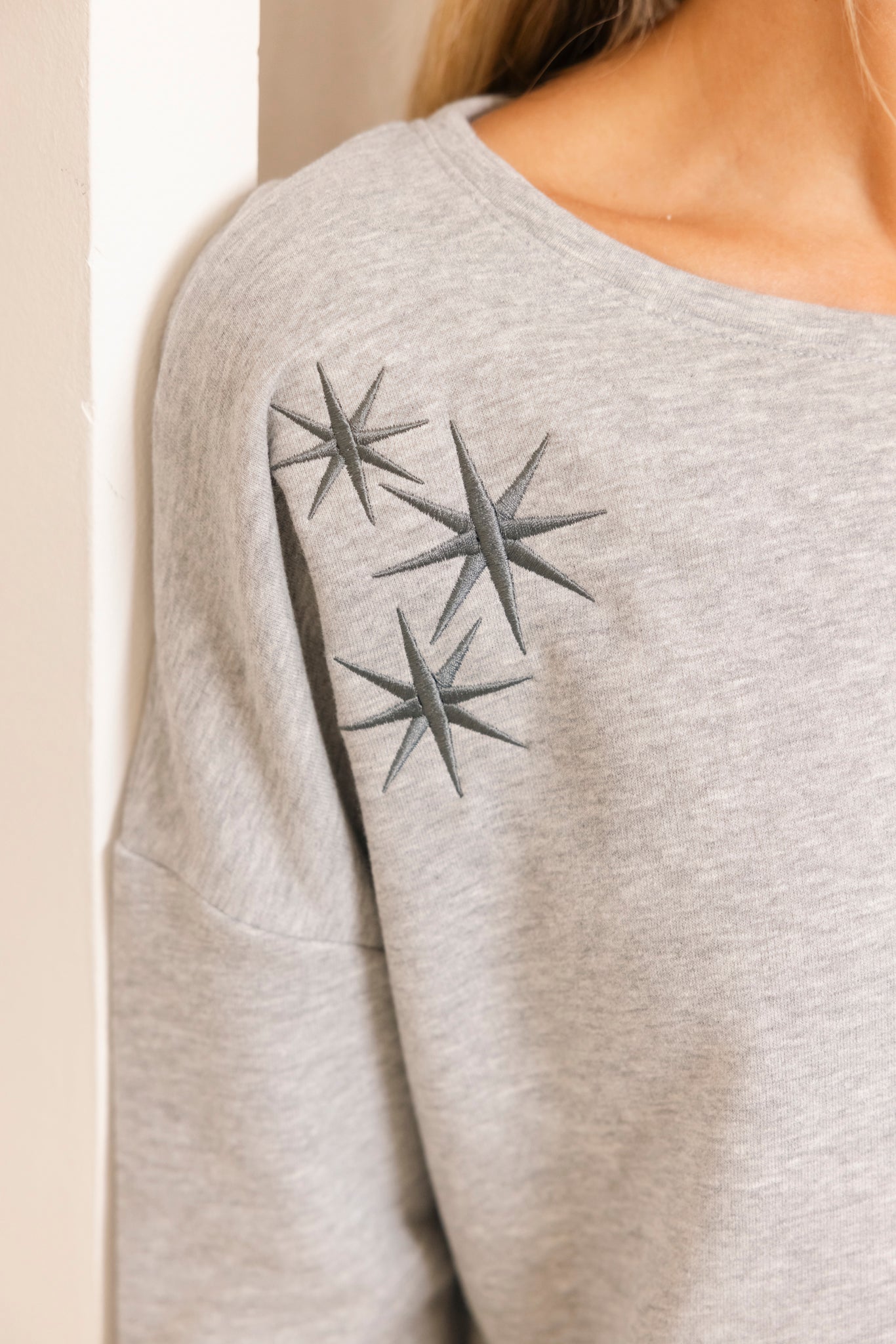 SUDADERA GRIS STAR