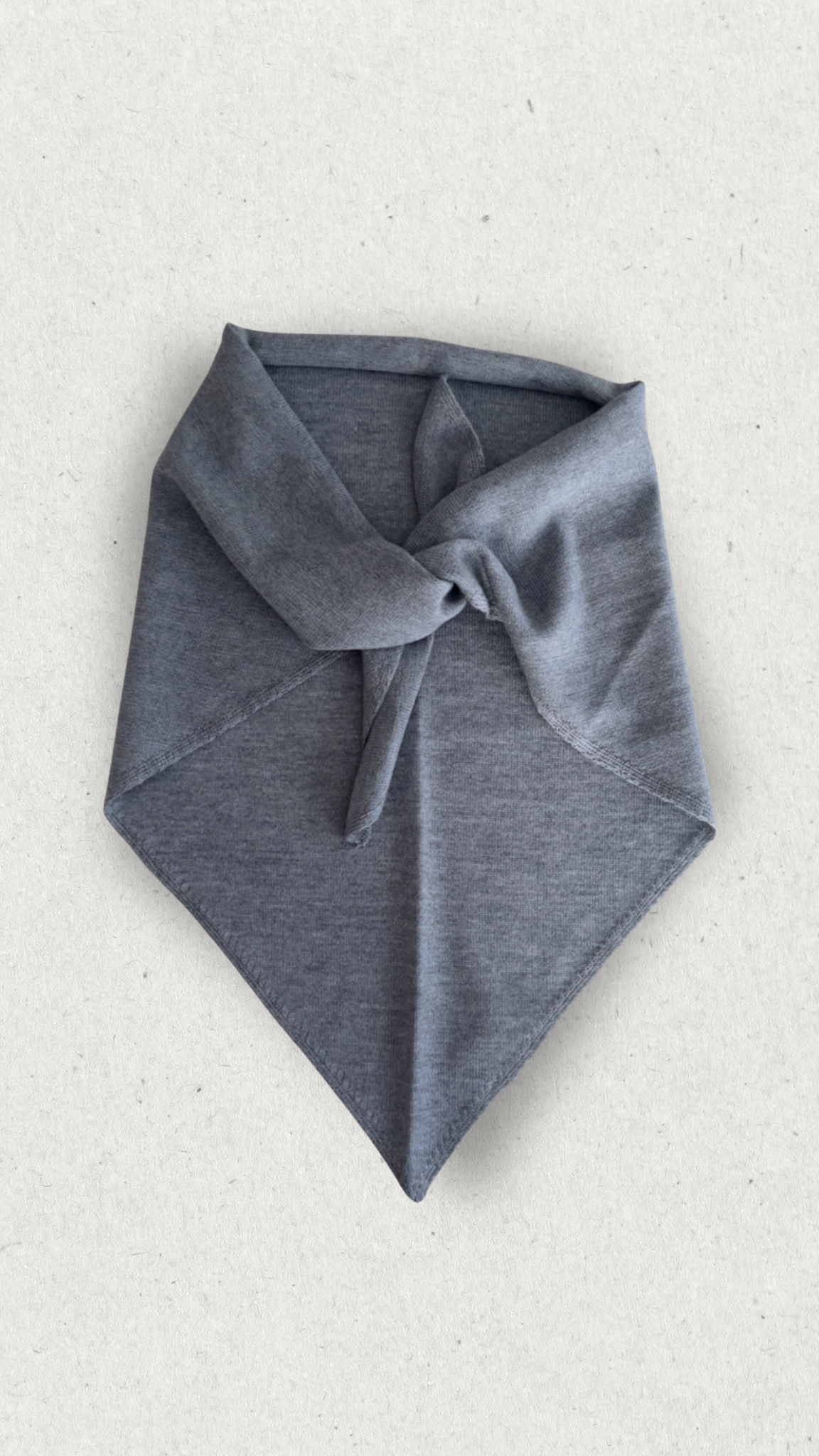 BANDANA LANA MERINO GRIS