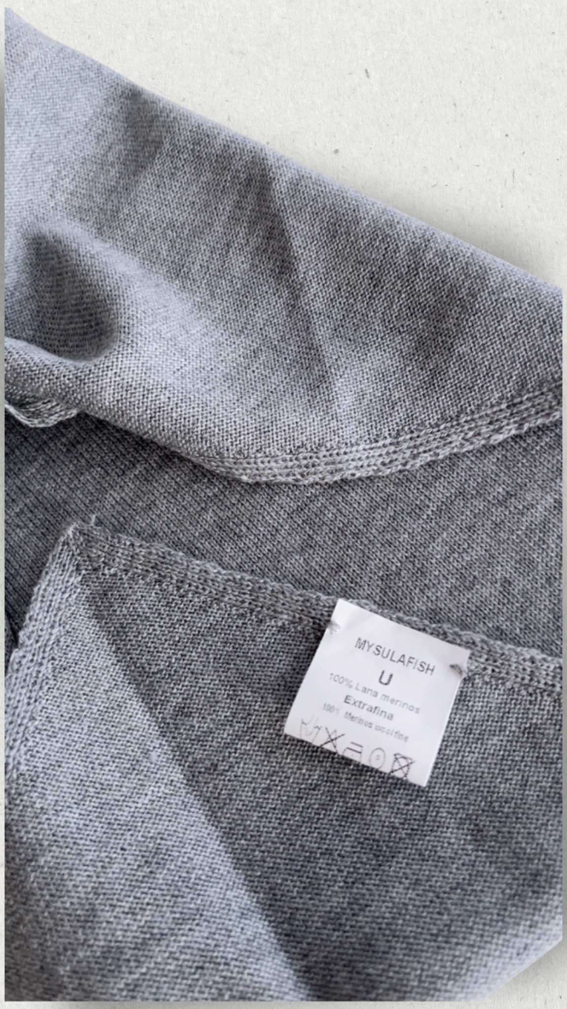 BANDANA LANA MERINO GRIS