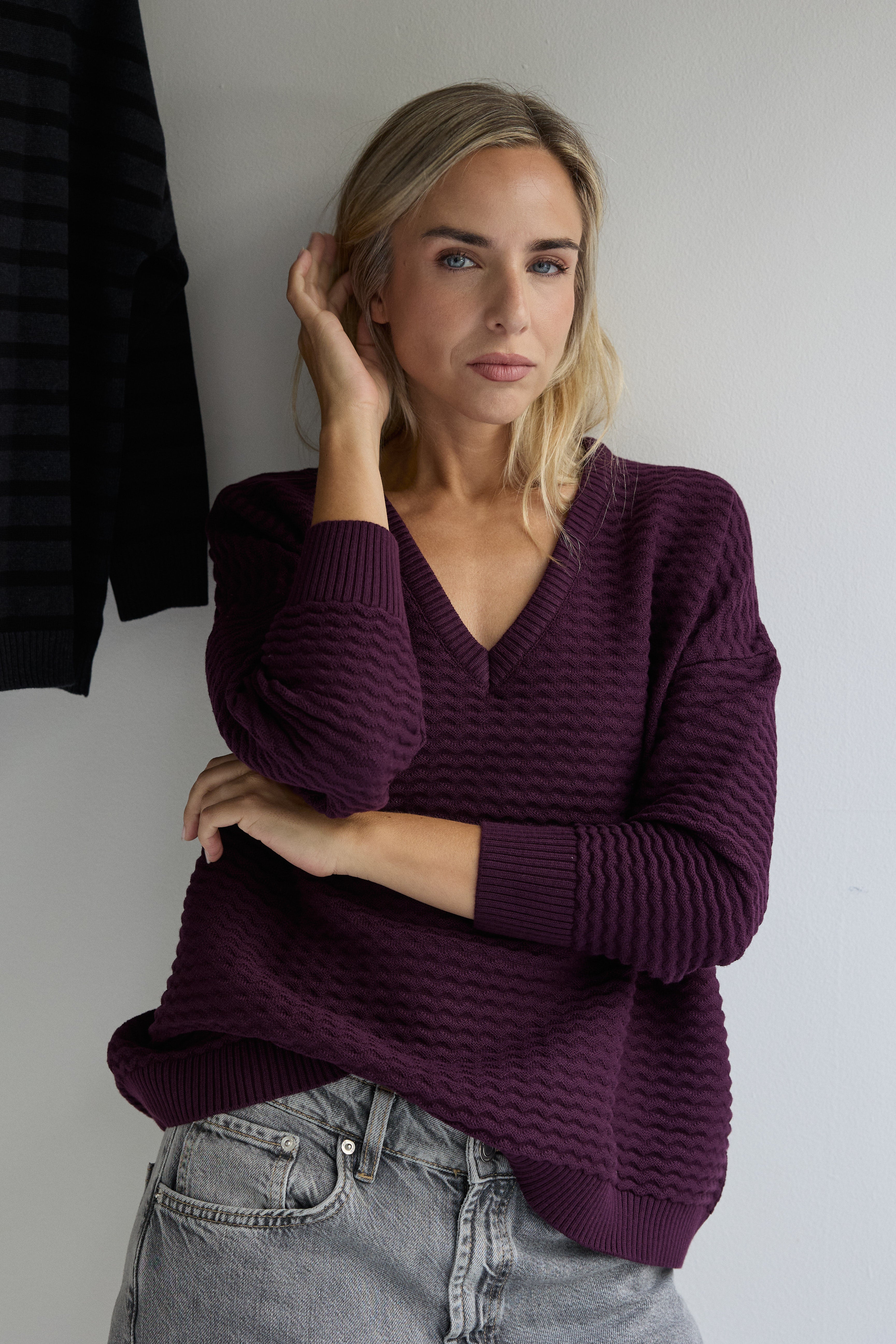 JERSEY BEE COLOR BERENJENA