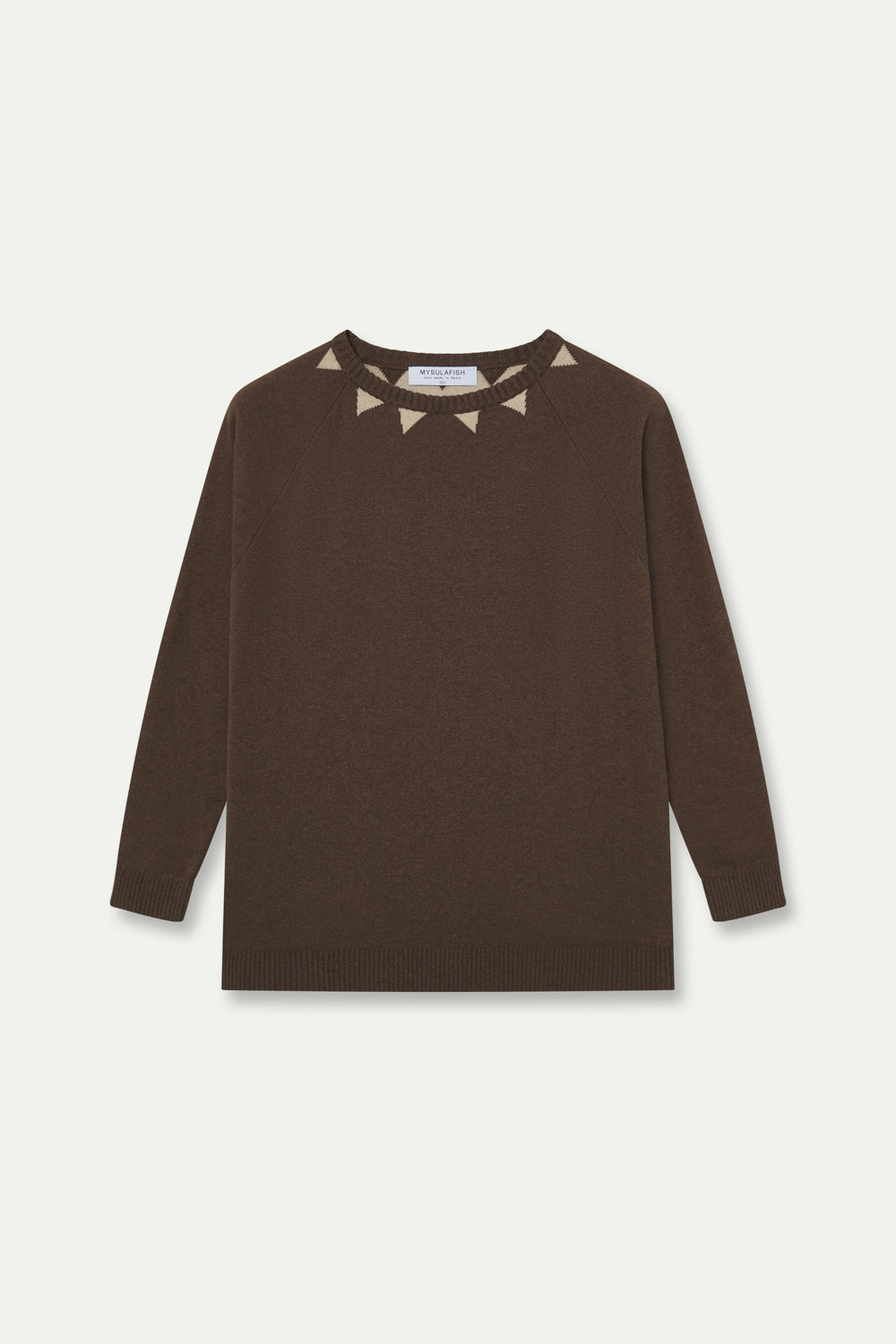 JERSEY COSTWOLDS MARRÓN Y BEIGE BLACK DAYS