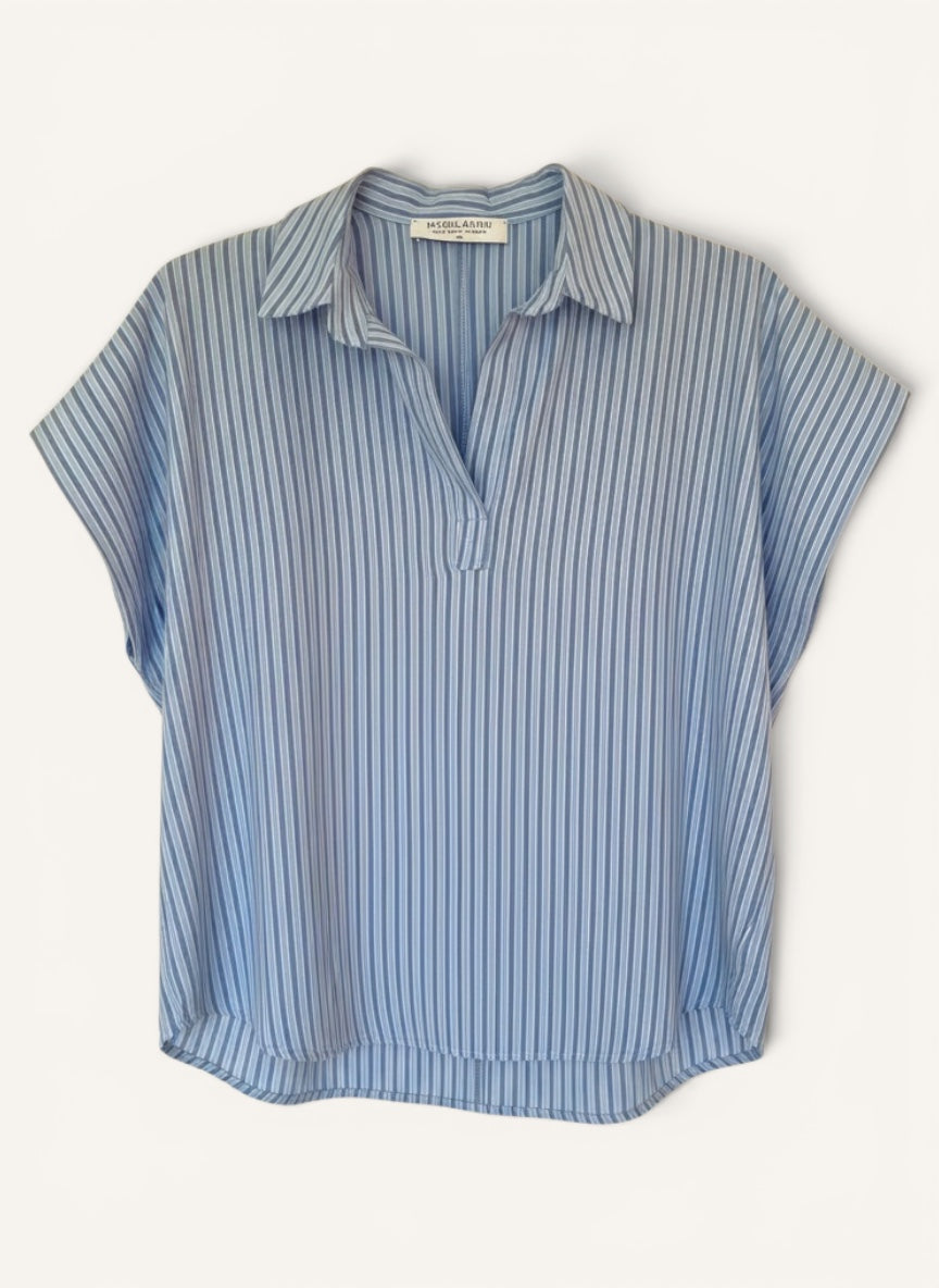 BOYFRIEND BLOUSE COTTON PLAID