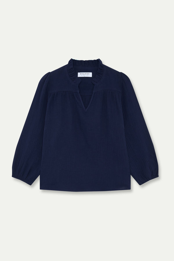 BLUSA OYAMBRE BAMBULA MARINO AZUL NOCHE