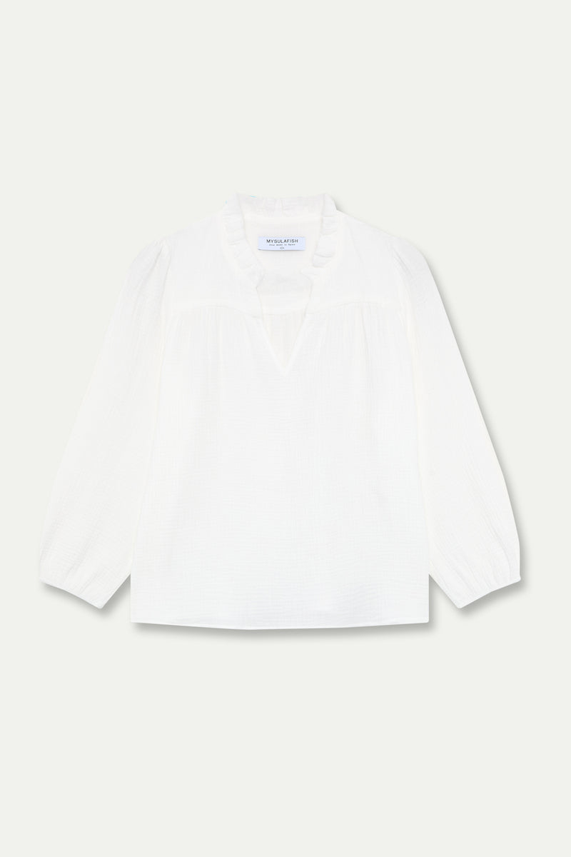 BLUSA OYAMBRE BAMBULA BLANCA