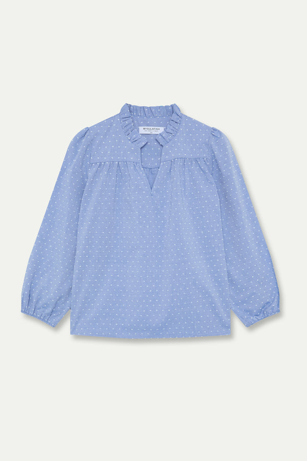 BLUSA OYAMBRE DENIM BORDADA