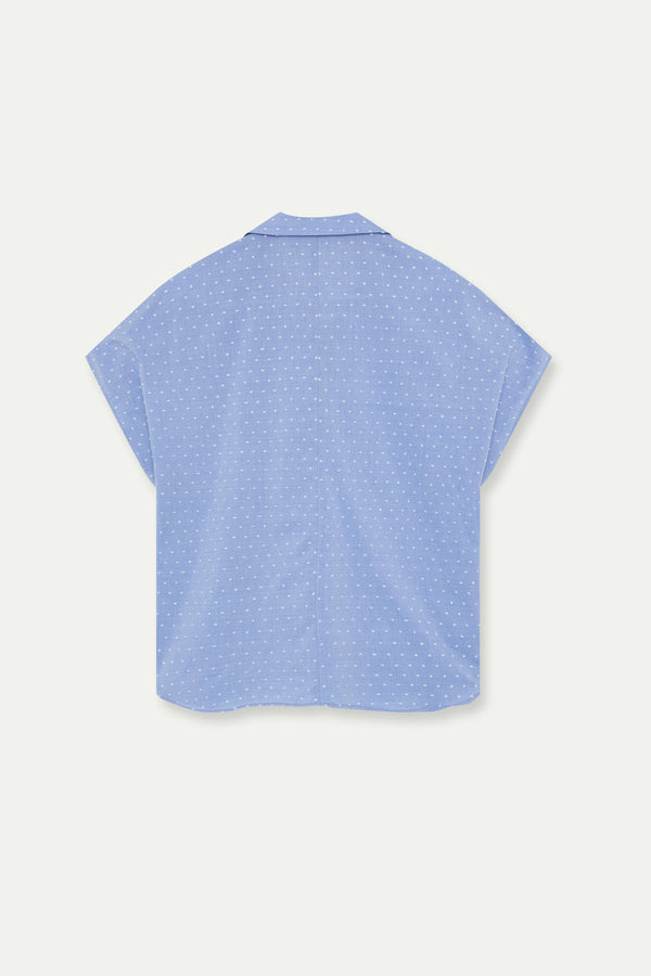 BLUSA BOYFRIEND DENIM BORDADO