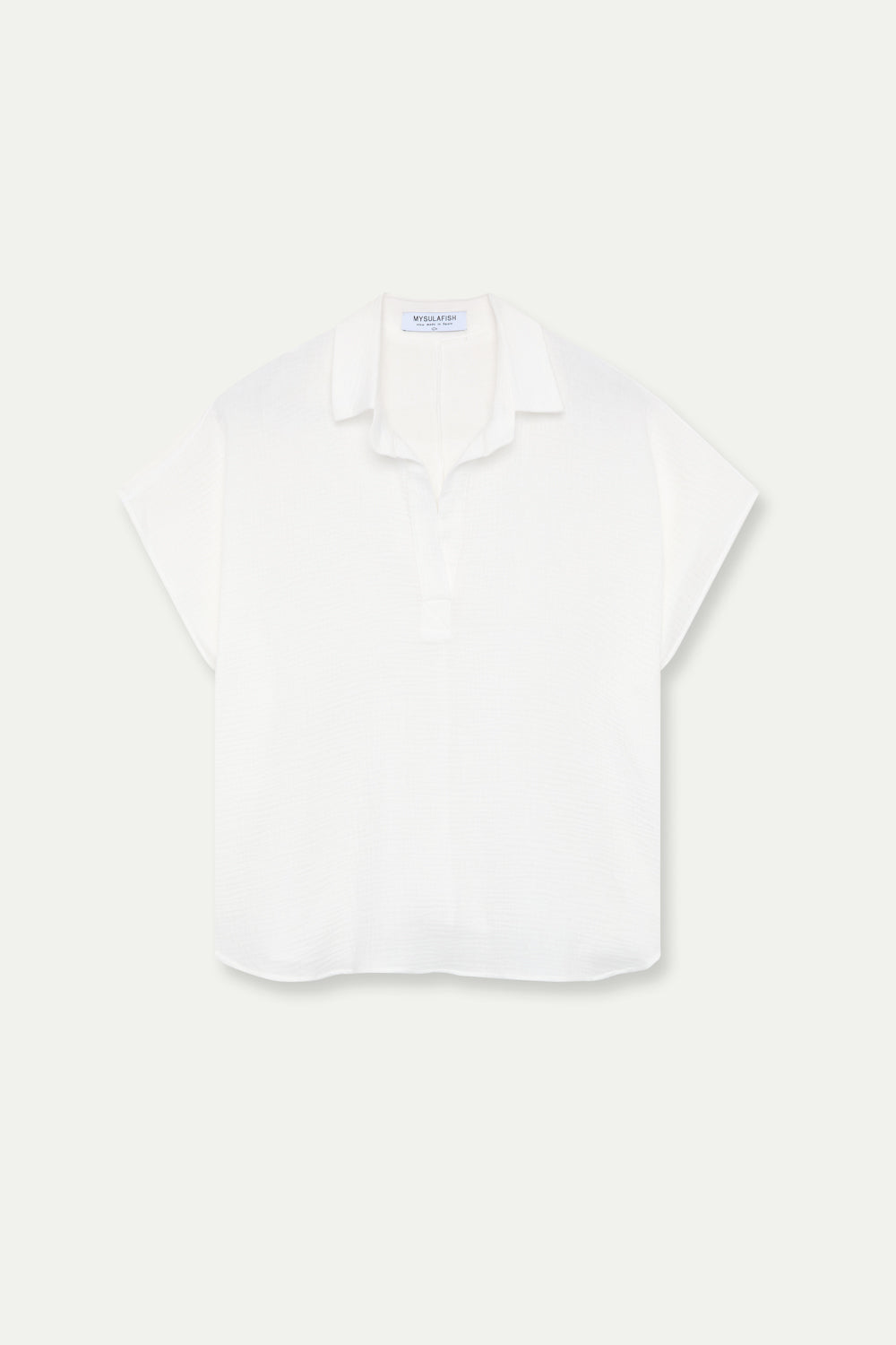 BLUSA BOYFRIEND ALGODÓN CUADROS