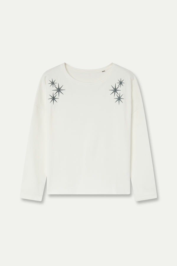 SUDADERA LATTE STAR