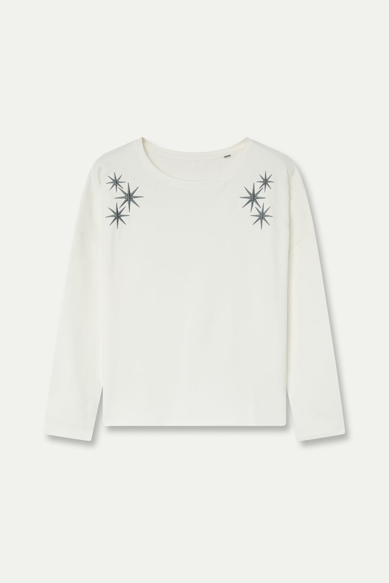 SUDADERA LATTE STAR