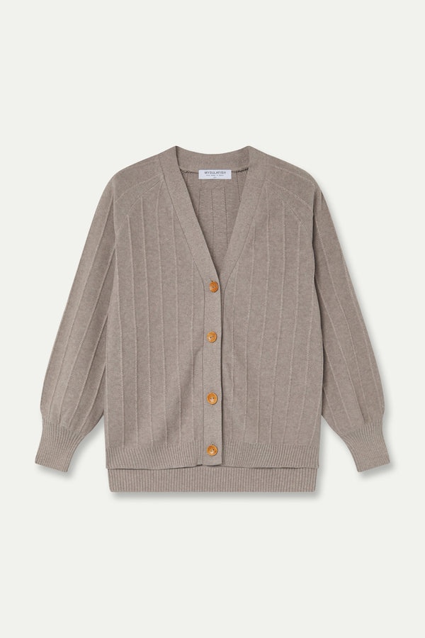 CARDIGAN DUNA TOSTADO