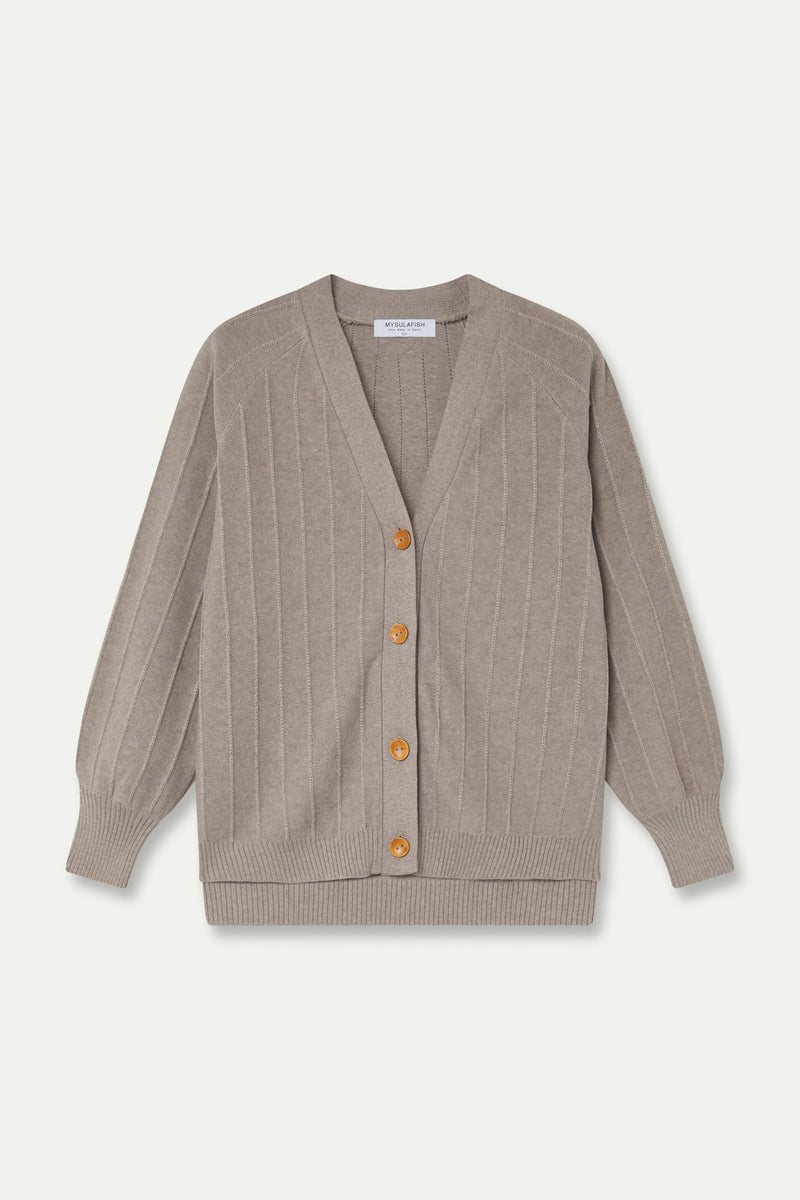 CARDIGAN DUNA TOSTADO
