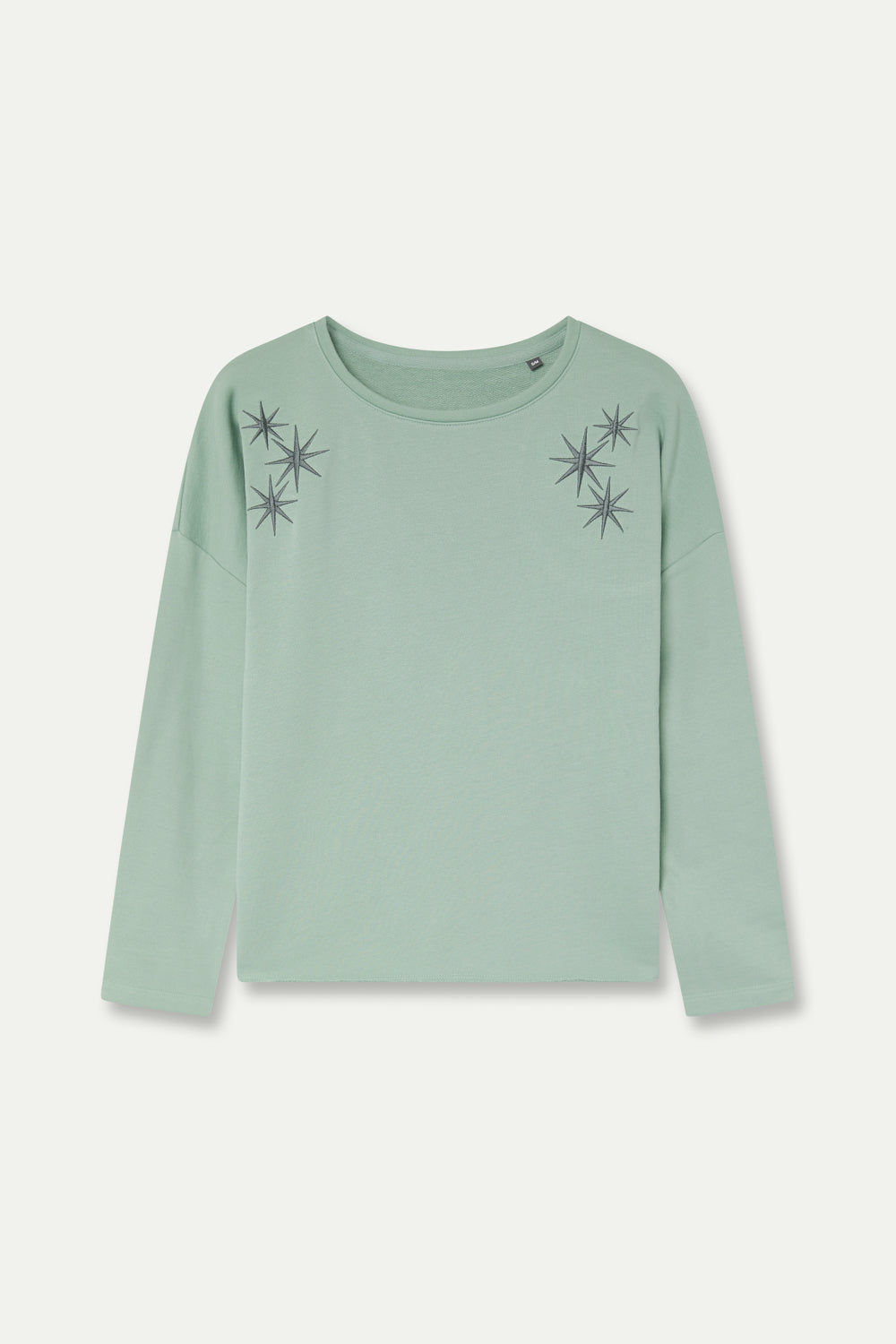 SUDADERA VERDE MENTA STAR