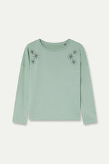 SUDADERA VERDE MENTA STAR