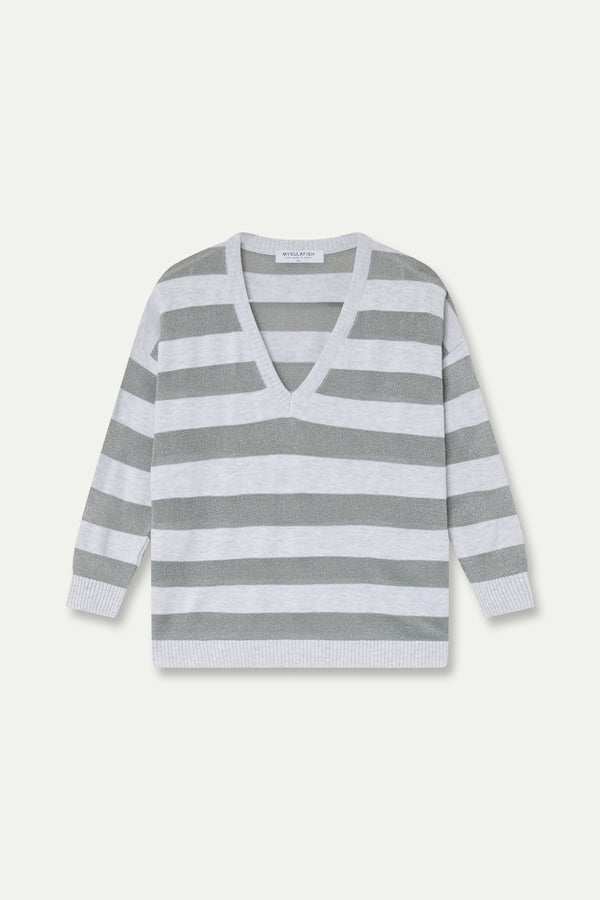JERSEY PIPER GRIS PLATA