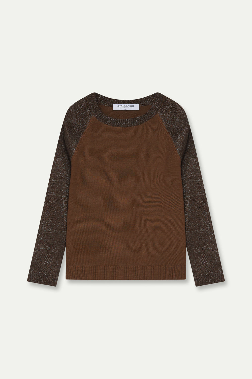 JERSEY PIPER LISO MARRON CHOCOLATE