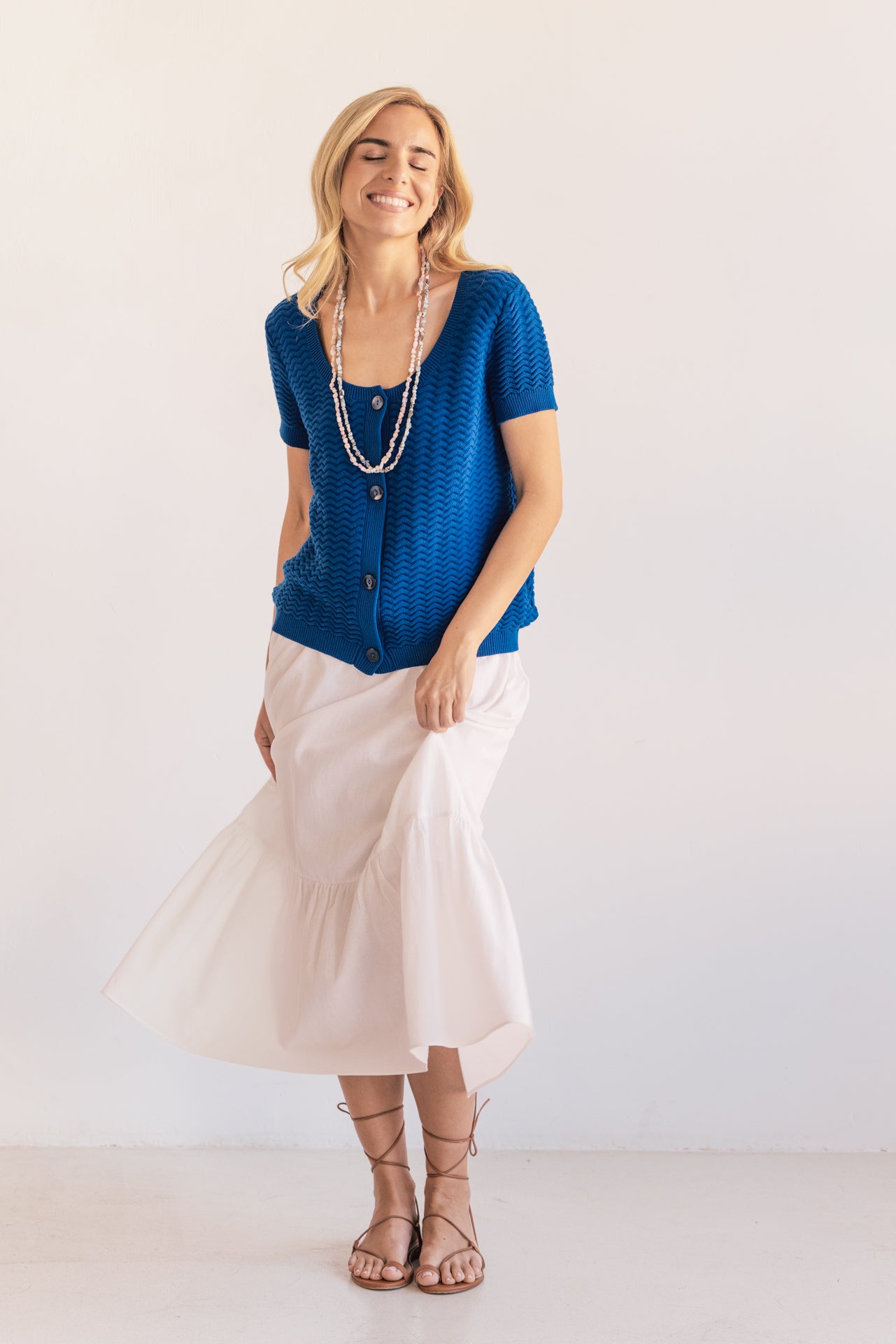 TOP BEE AZUL ELÉCTRICO