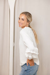 BLUSA WRINKLE BLANCA