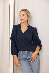 BLUSA OYAMBRE BAMBULA MARINO AZUL NOCHE