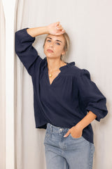 BLUSA OYAMBRE BAMBULA MARINO AZUL NOCHE