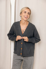 CARDIGAN DUNA GRIS
