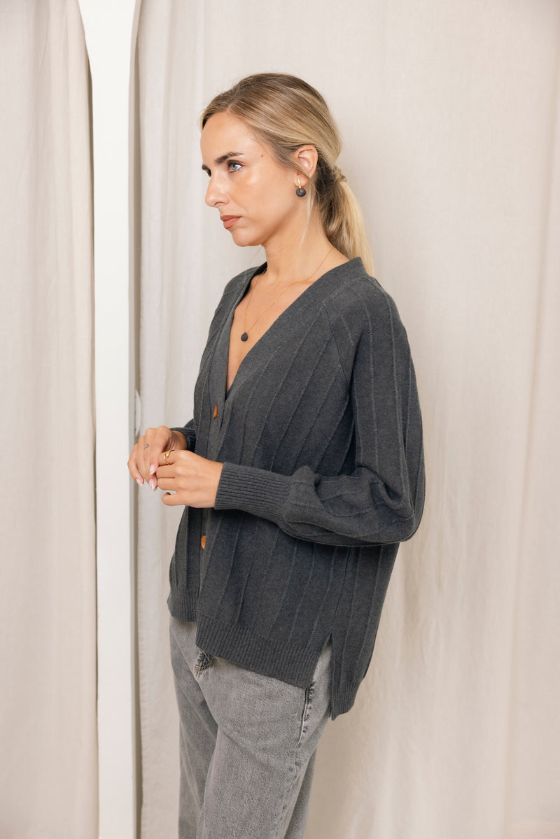 CARDIGAN DUNA GRIS