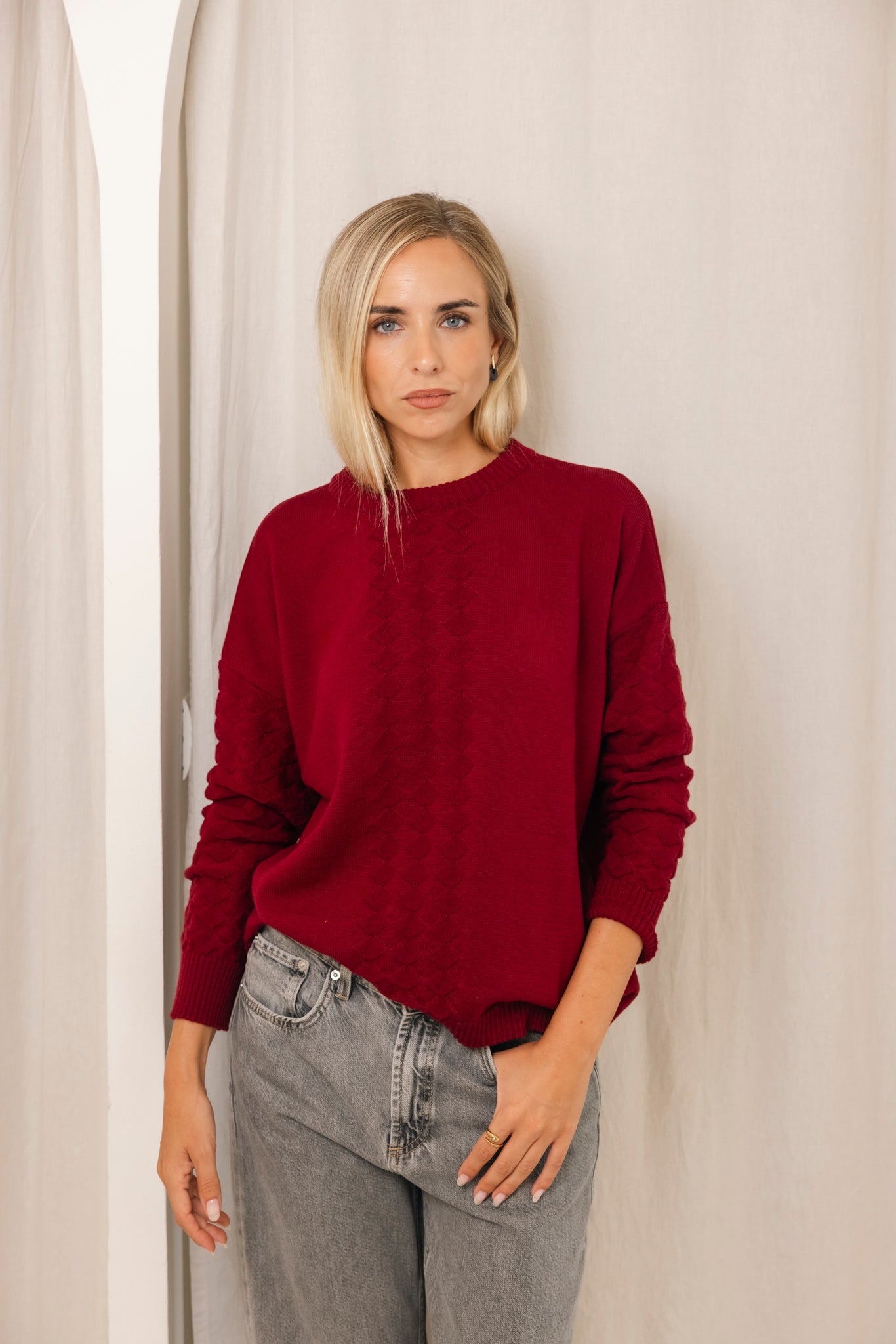 JERSEY ARLEQUIN MERLOT
