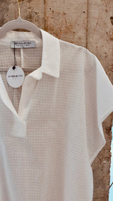 BLUSA BOYFRIEND ALGODÓN CUADROS