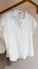 BLUSA BOYFRIEND ALGODÓN CUADROS