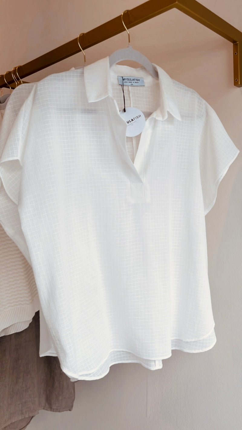 BLUSA BOYFRIEND ALGODÓN CUADROS