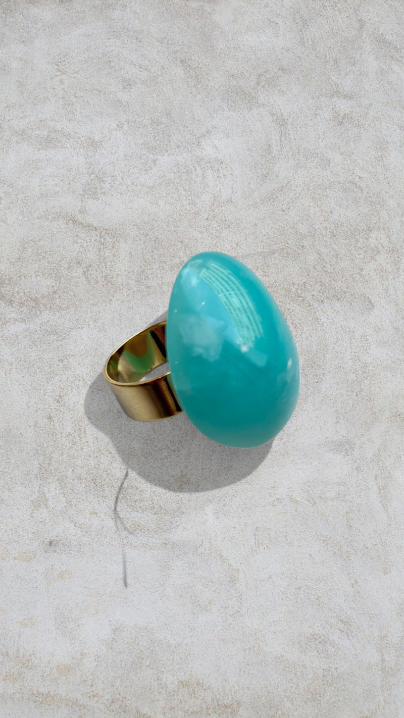 ANILLO VERBENA TURQUESA