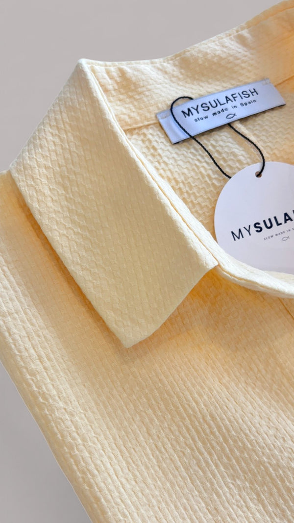 BLUSA BOYFRIEND BAMBULA BUTTER YELLOW