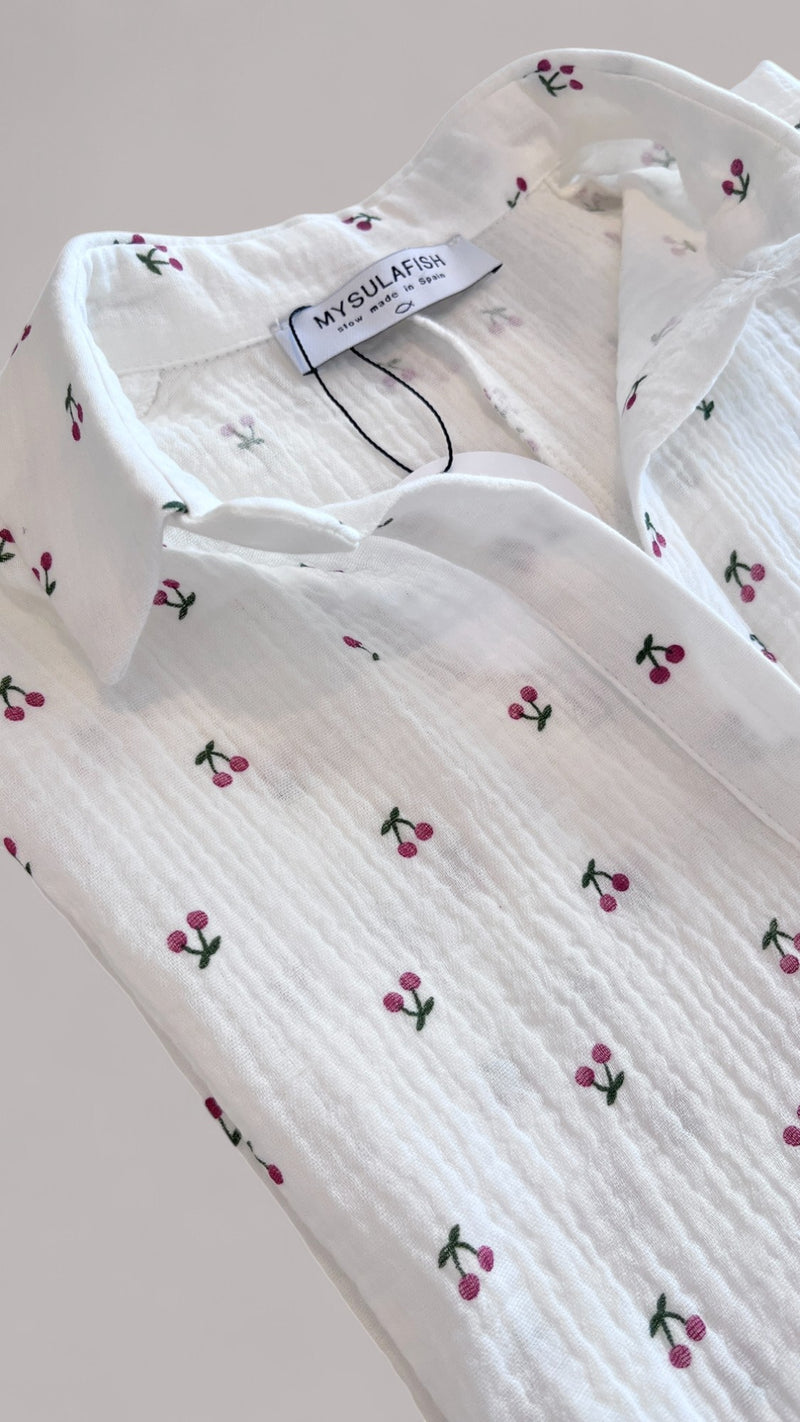 BLUSA BOYFRIEND BAMBULA CHERRY
