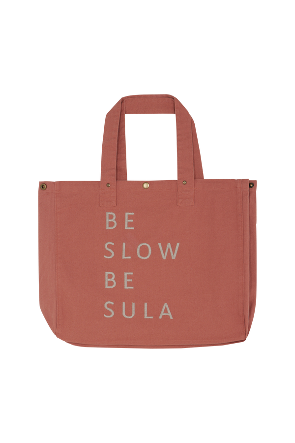 BOLSA SHOPPER XL BE SLOW BE SULA