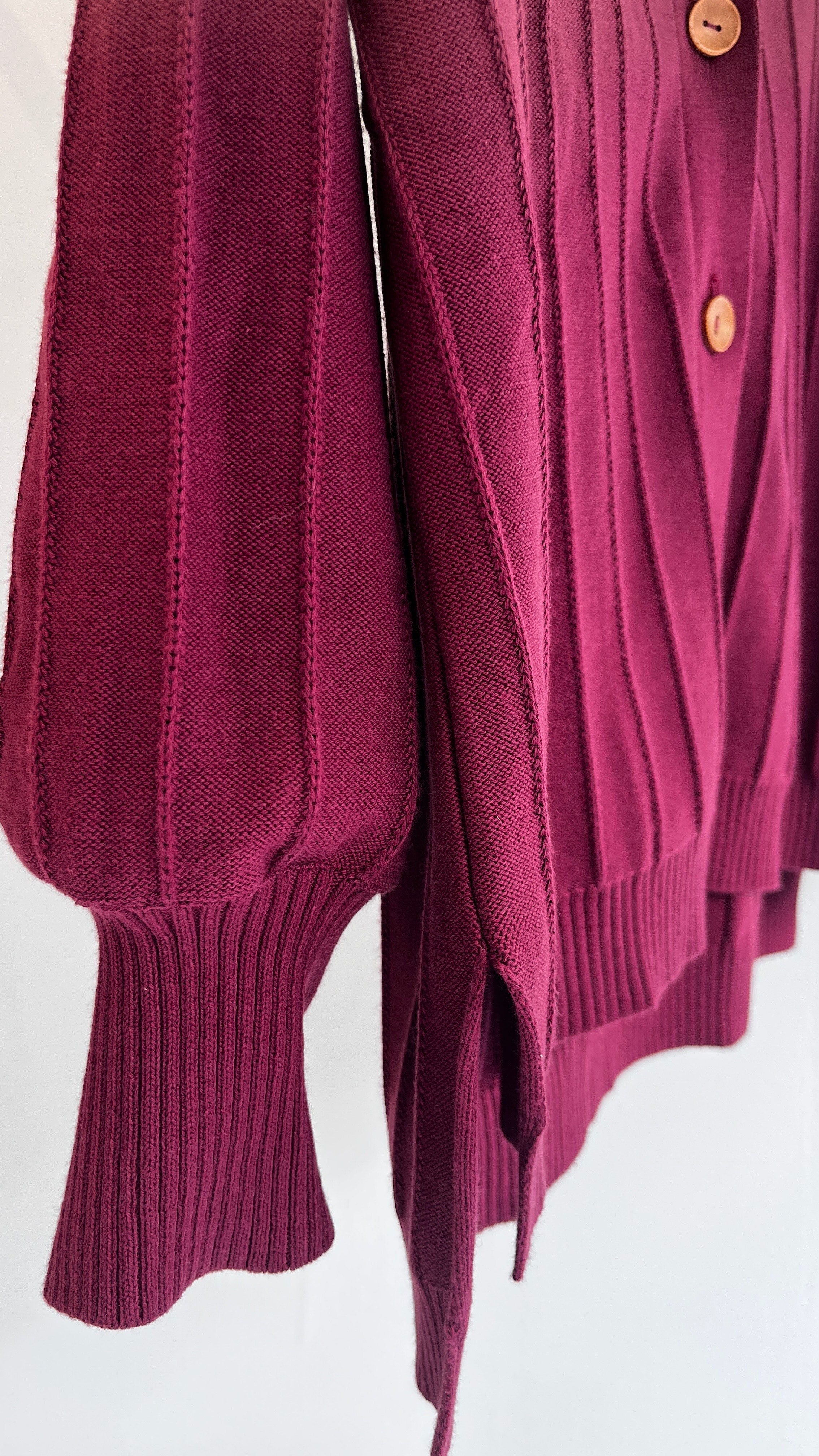 CARDIGAN DUNA BURDEOS