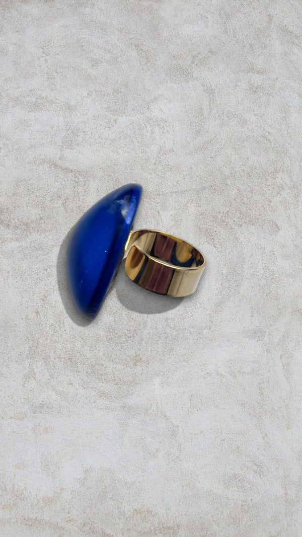 ANILLO VERBENA AZUL ELÉCTRICO