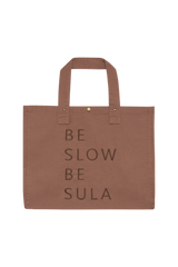 BOLSA  BE SLOW BE SULA MARRÓN CHOCOLATE