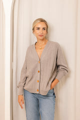 CARDIGAN DUNA TOSTADO