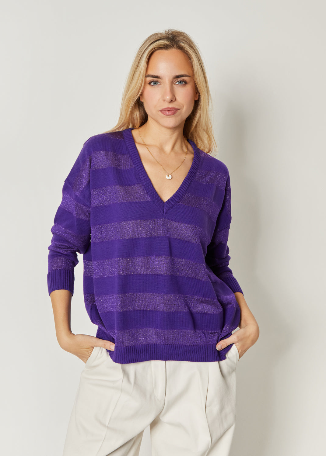 JERSEY PIPER PICO MORADO
