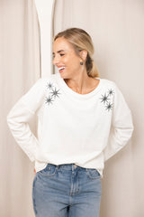 SUDADERA LATTE STAR
