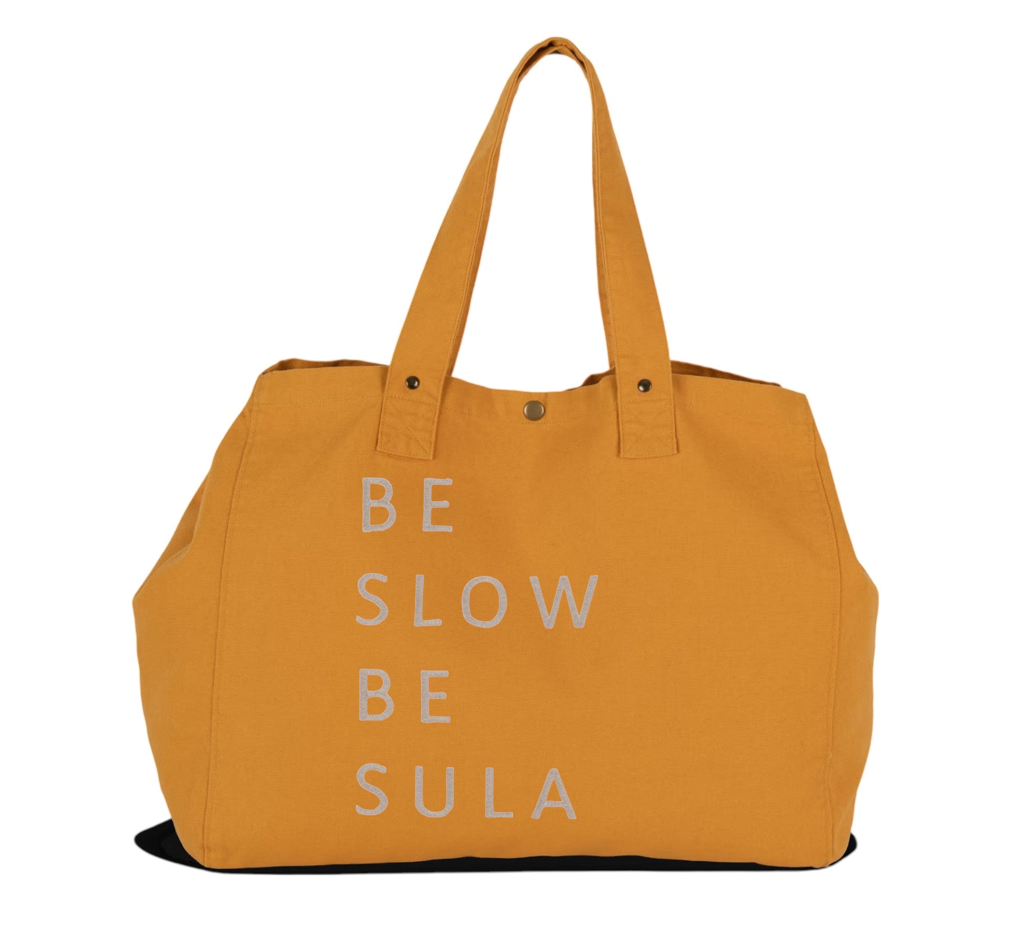 BOLSA  BE SLOW BE SULA AMARILLO VINTAGE