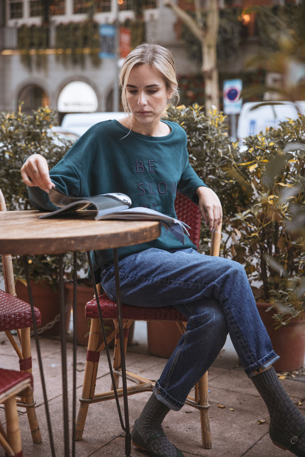 SUDADERA BURMILANA VERDE BOTELLA